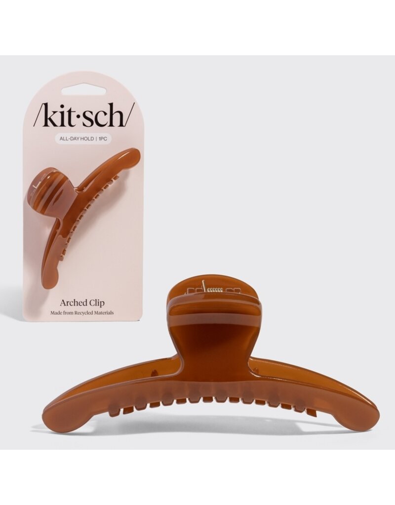 Kitsch Recycled Plastic Large Arched Clip