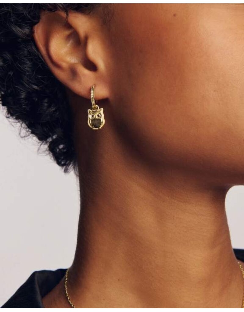 Kendra Scott Owl Huggie Earring