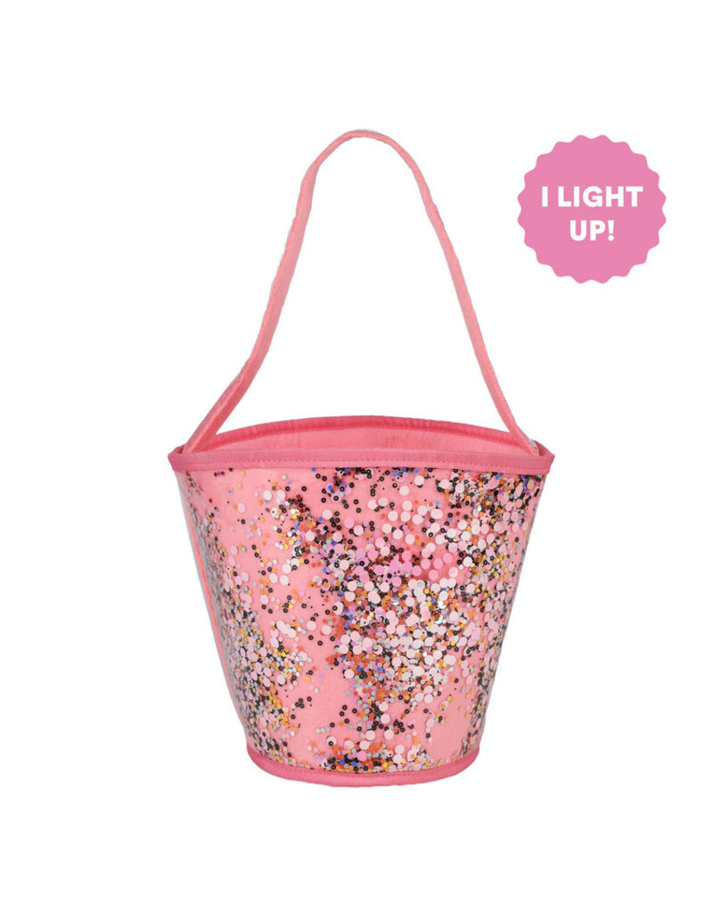 Packed Party Pink-A-Boo Light Up Confetti Treat Bucket