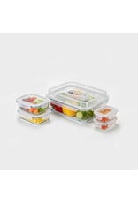 Genicook Product LLC Bake and Carry Glass Set (5 Containers, Vanilla)