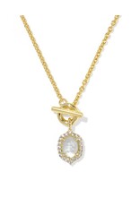 Kendra Scott Daphne Crystal Frame Toggle Necklace