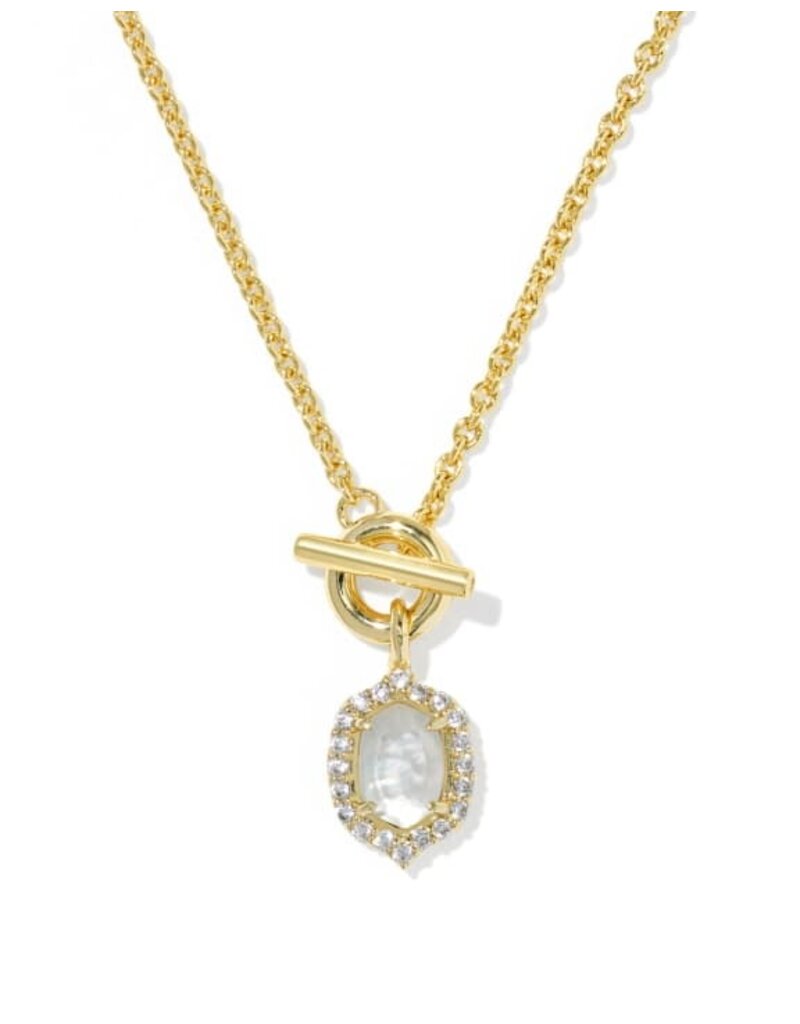 Kendra Scott Daphne Crystal Frame Toggle Necklace