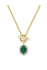 Kendra Scott Daphne Crystal Frame Toggle Necklace