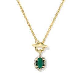 Kendra Scott Daphne Crystal Frame Toggle Necklace