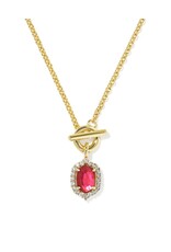 Kendra Scott Daphne Crystal Frame Toggle Necklace