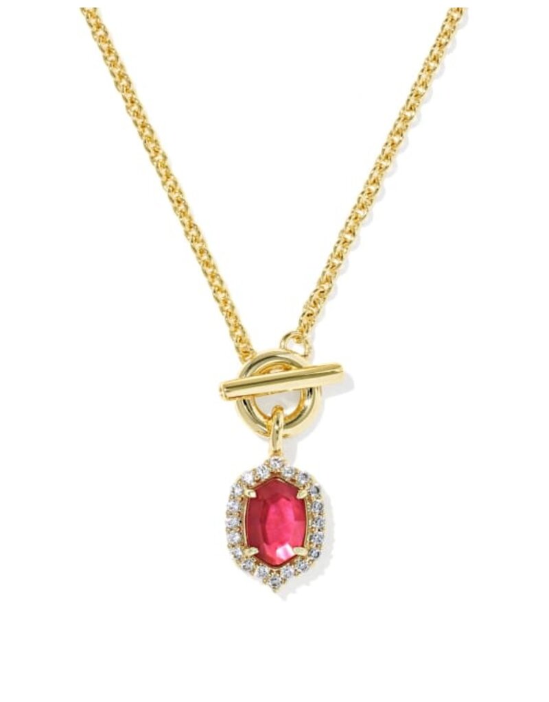 Kendra Scott Daphne Crystal Frame Toggle Necklace