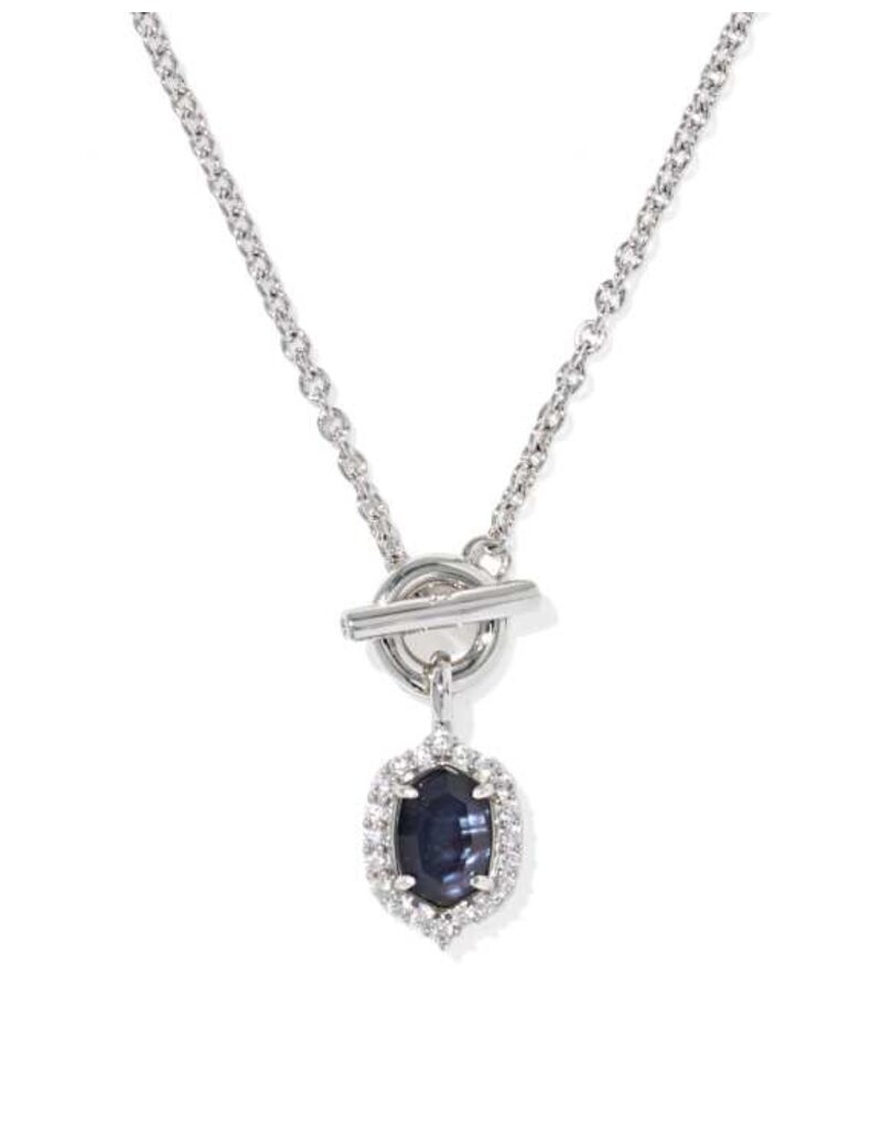 Kendra Scott Daphne Crystal Frame Toggle Necklace