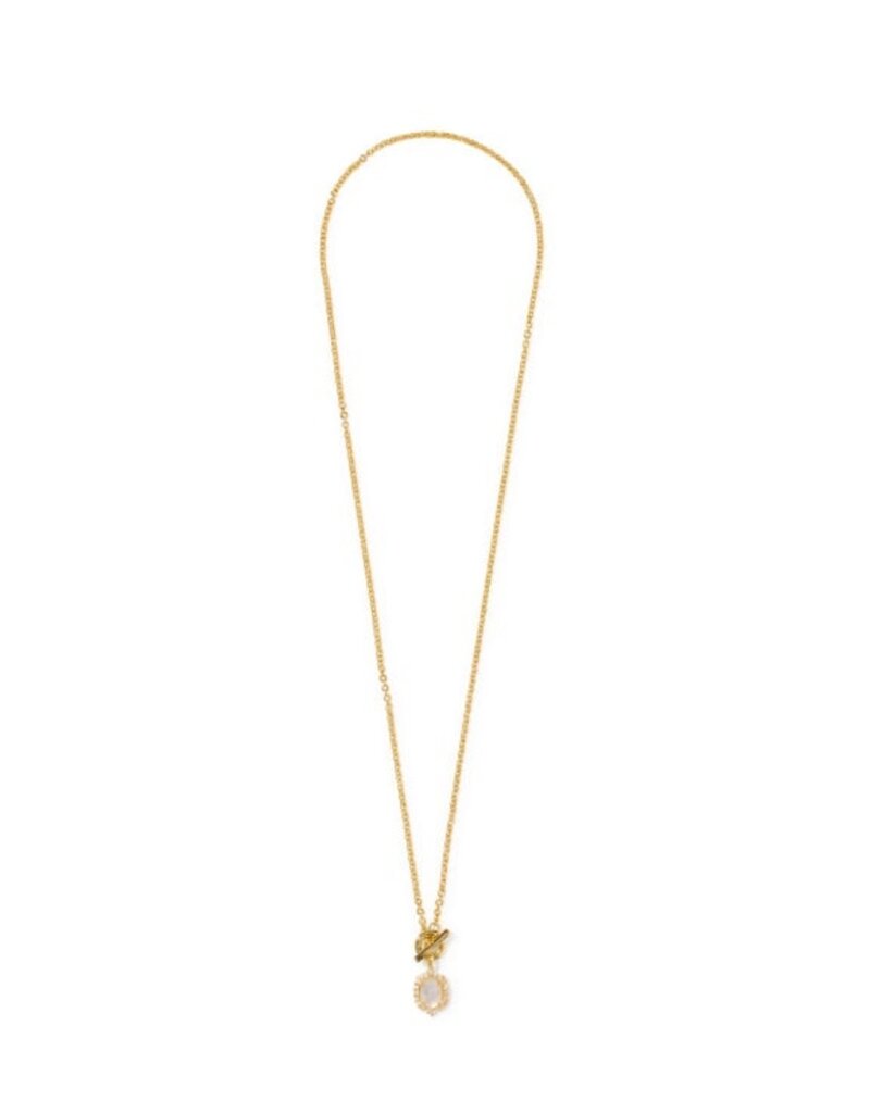 Kendra Scott Daphne Crystal Frame Toggle Necklace