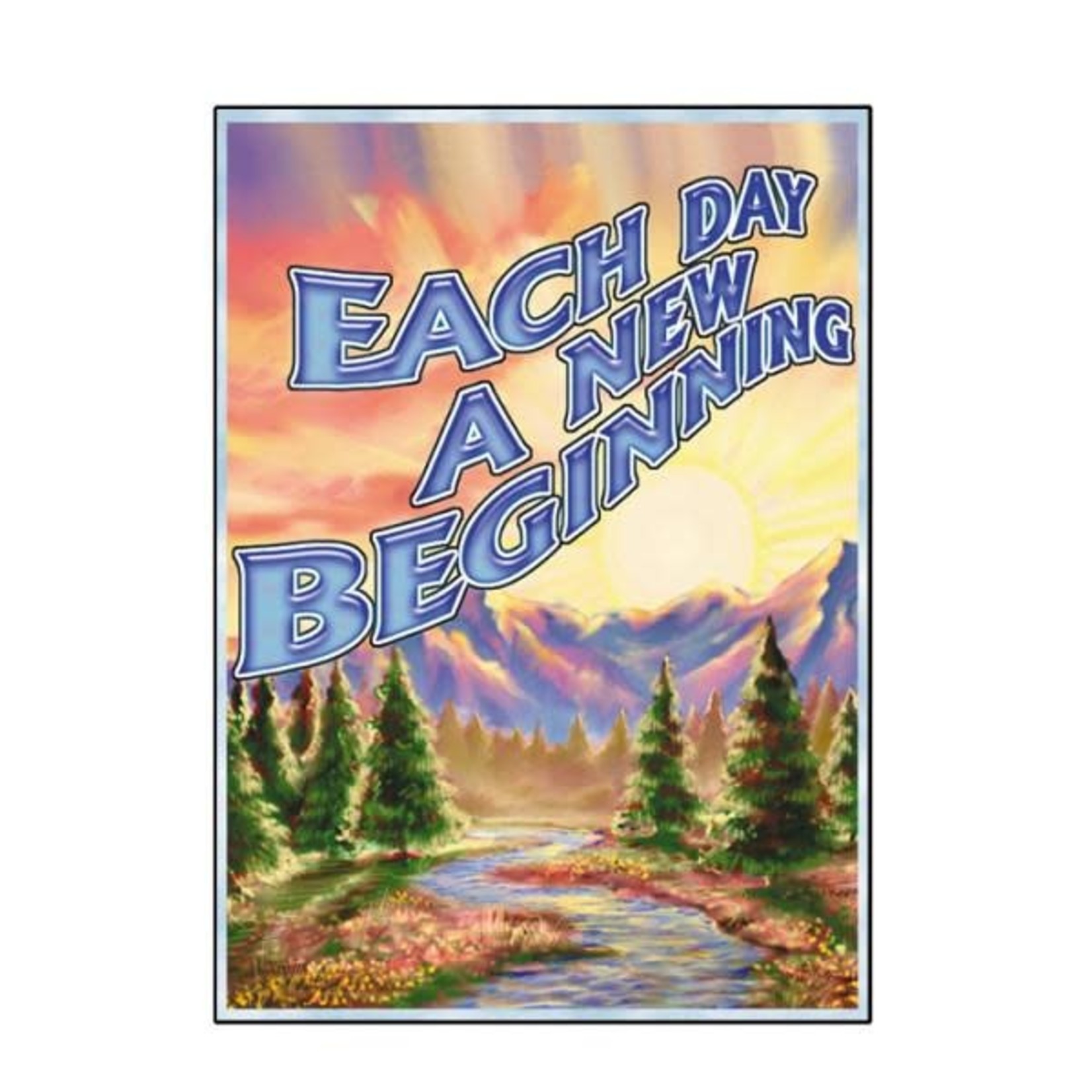 Greeting Card [Each Day New Beginning]
