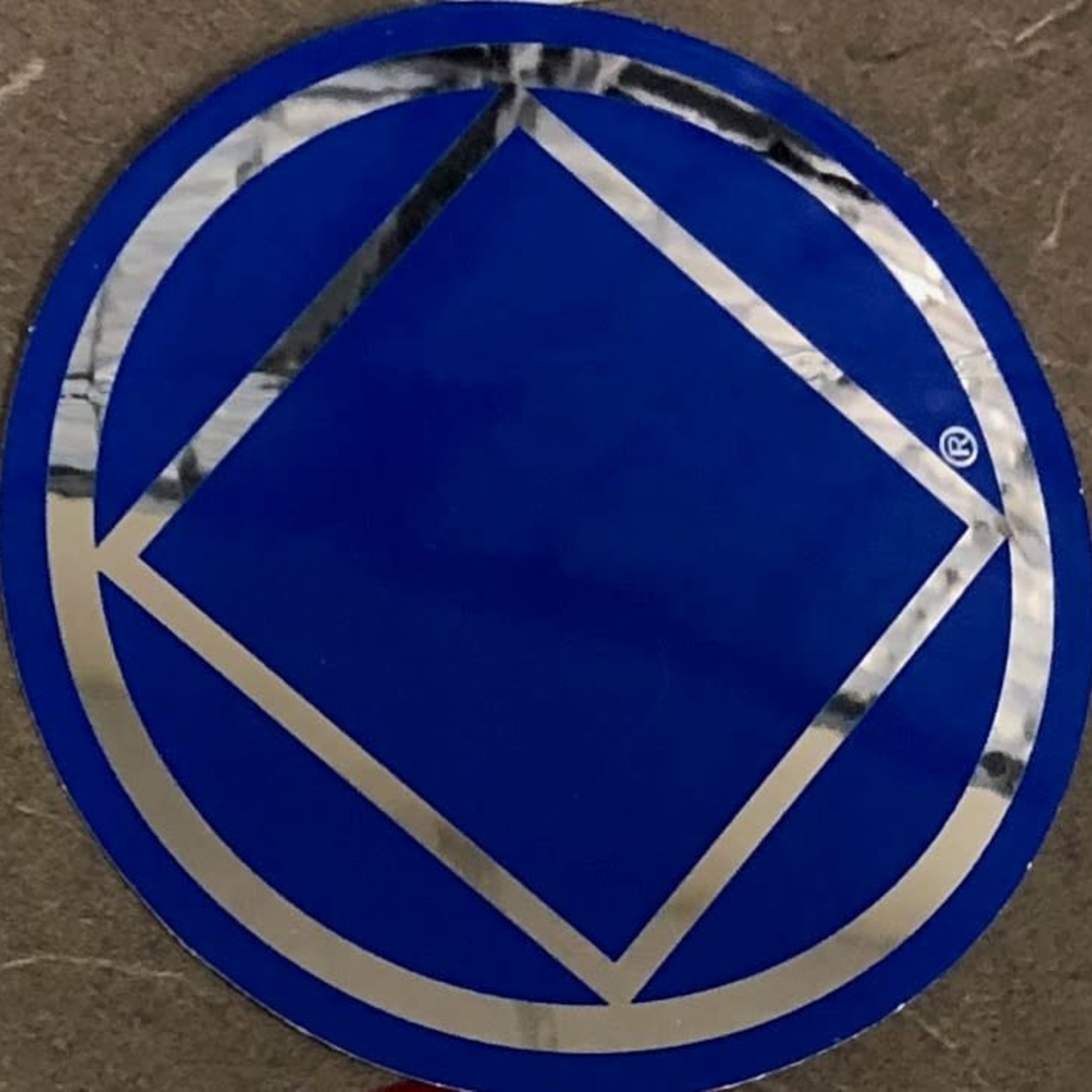 NA Symbol [Blue/Silver] Large Sticker