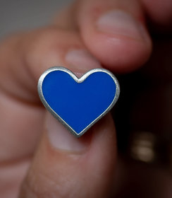 Label Pins (Blue Heart Support: Healthcare Workers)