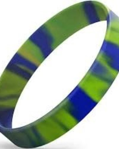 Wristbands (Turning Pain Into Purpose) Blue & Green Tie-Dye