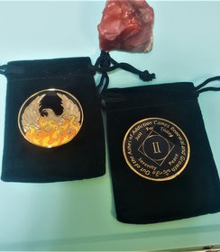 NA Enamel Medallions (02YR) Out of the Ashes [CLEARANCE]