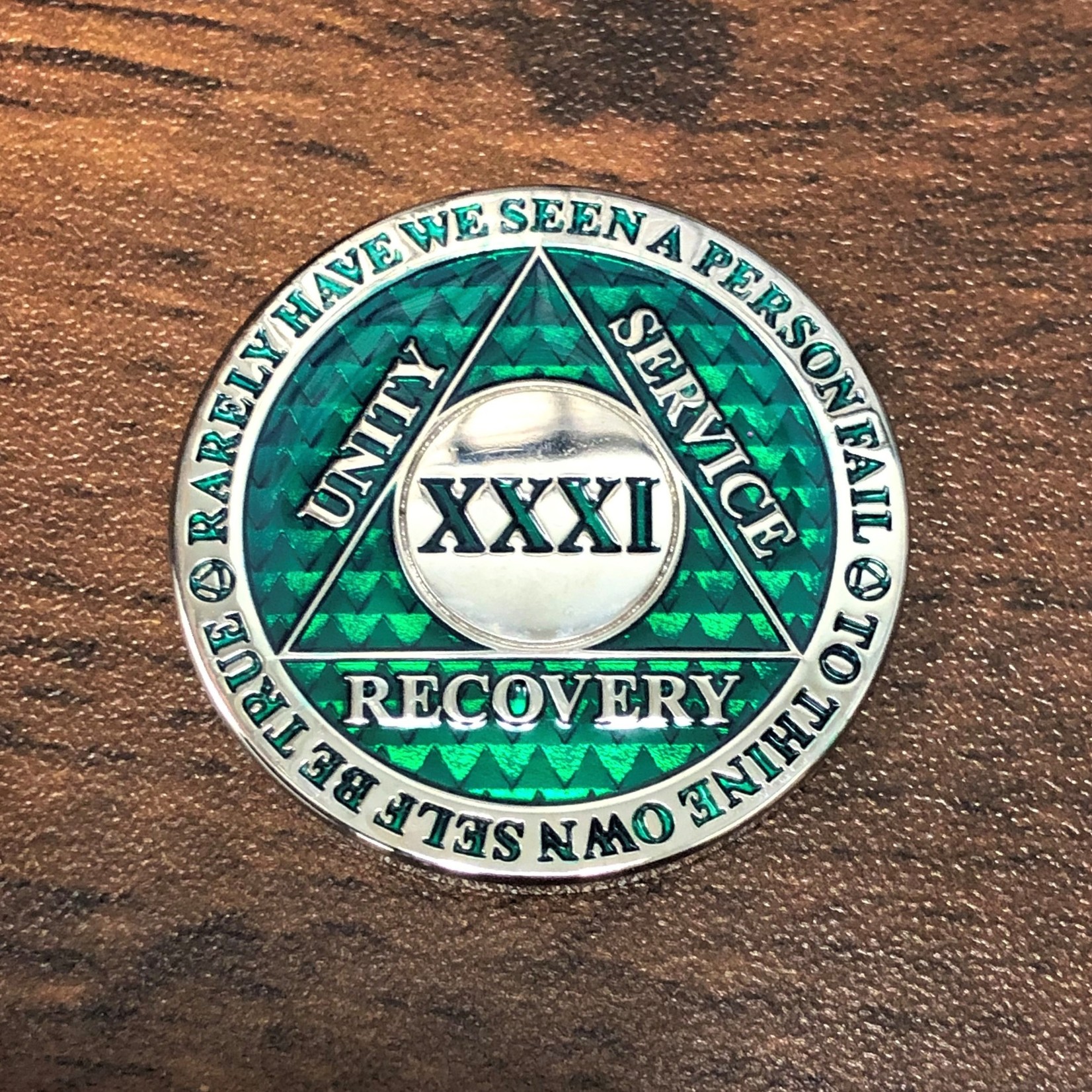 aa-enamel-medallions-31yr-green-legacy-recovery-books-things