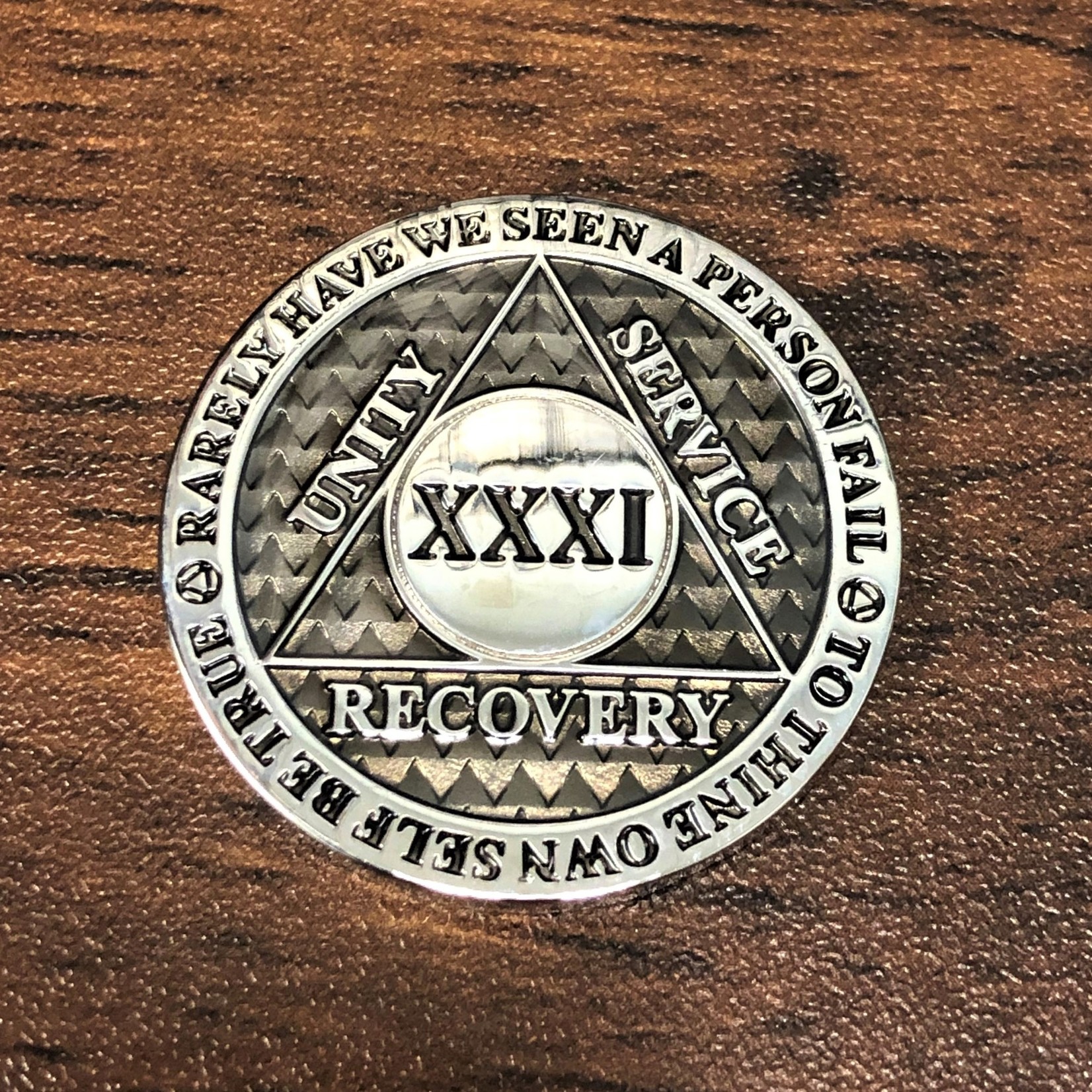 AA Enamel Medallion [32YR] Grey Legacy