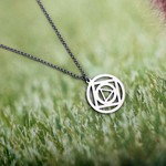 Necklace [18IN Stainless Steel] AA & NA/Dual Symbol