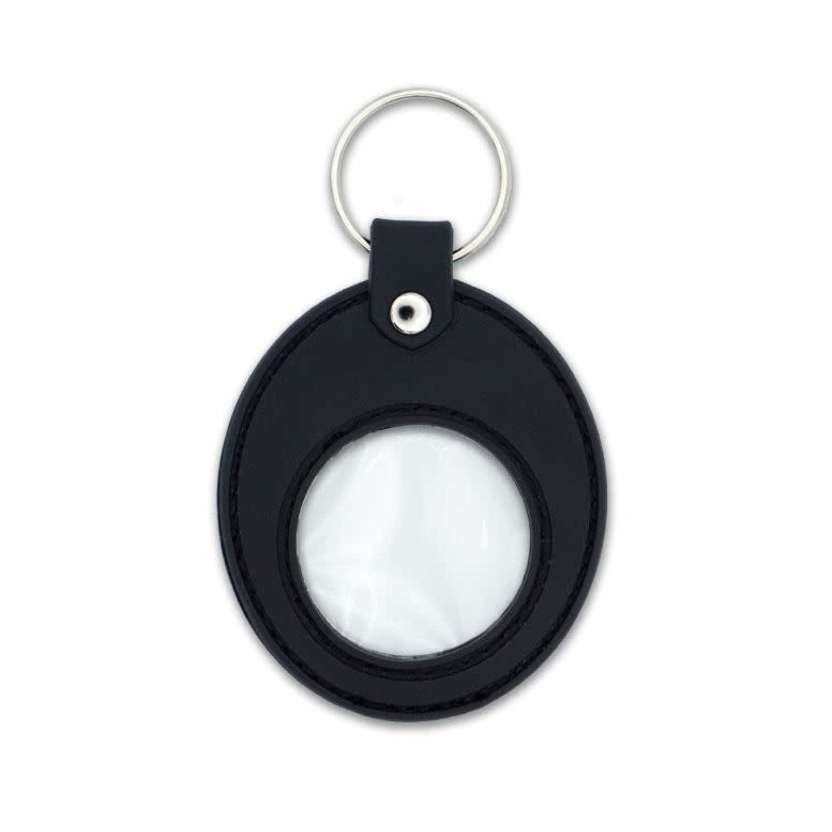 Key Fob [1 Medallion Holder] Black/Silicone