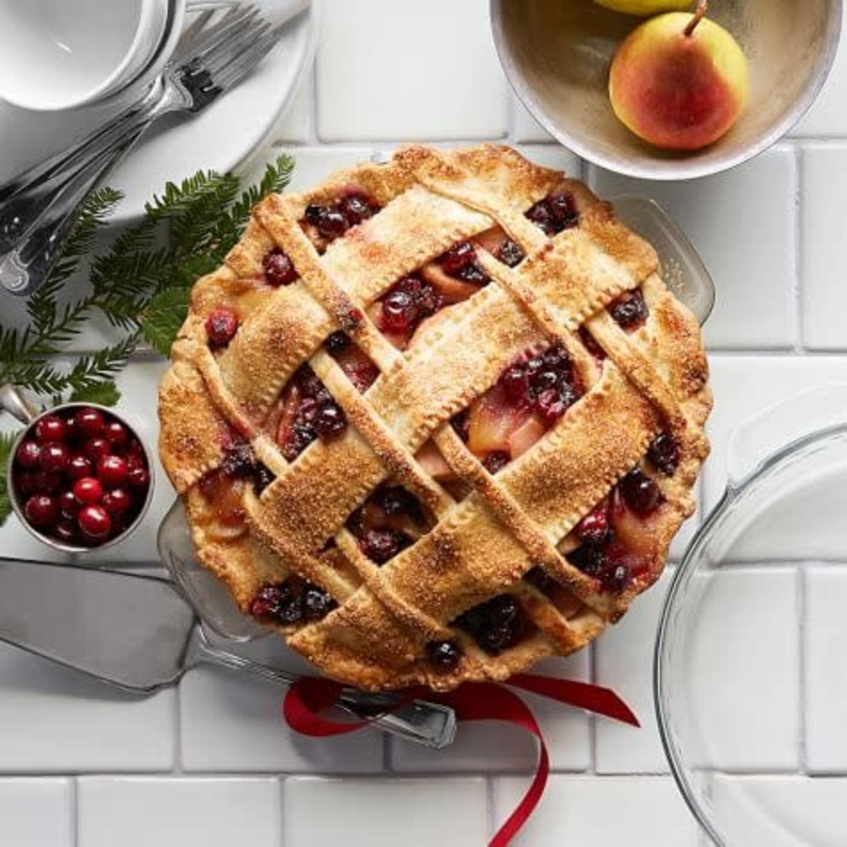 Pie Plate [Cranberry Pear for Two]