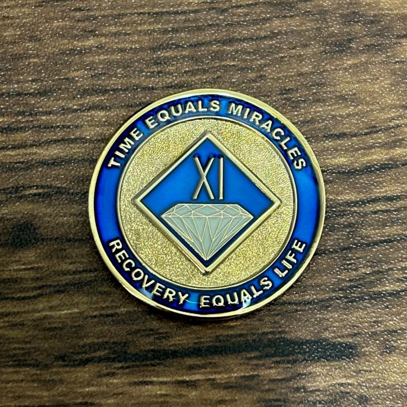 NA Enamel Medallion [11YR] Blue Diamond