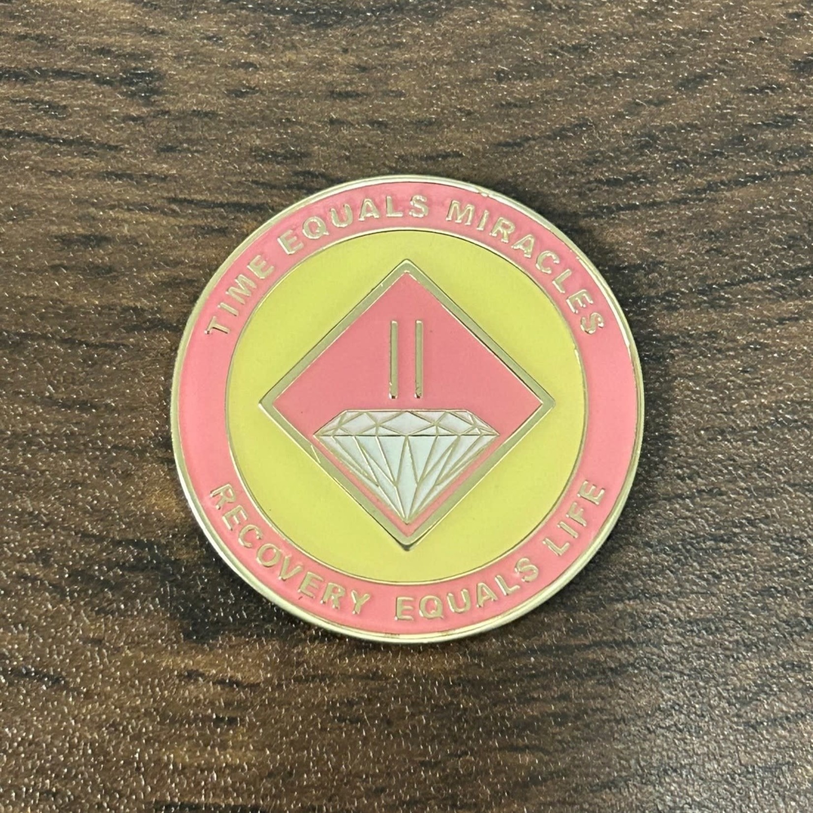 NA Enamel Medallion [02YR] Pink Diamond