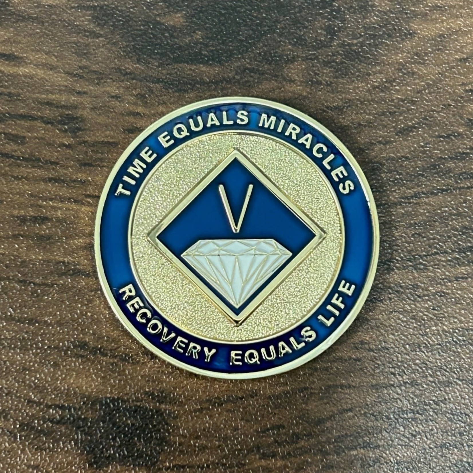 NA Enamel Medallion [05YR] Blue Diamond