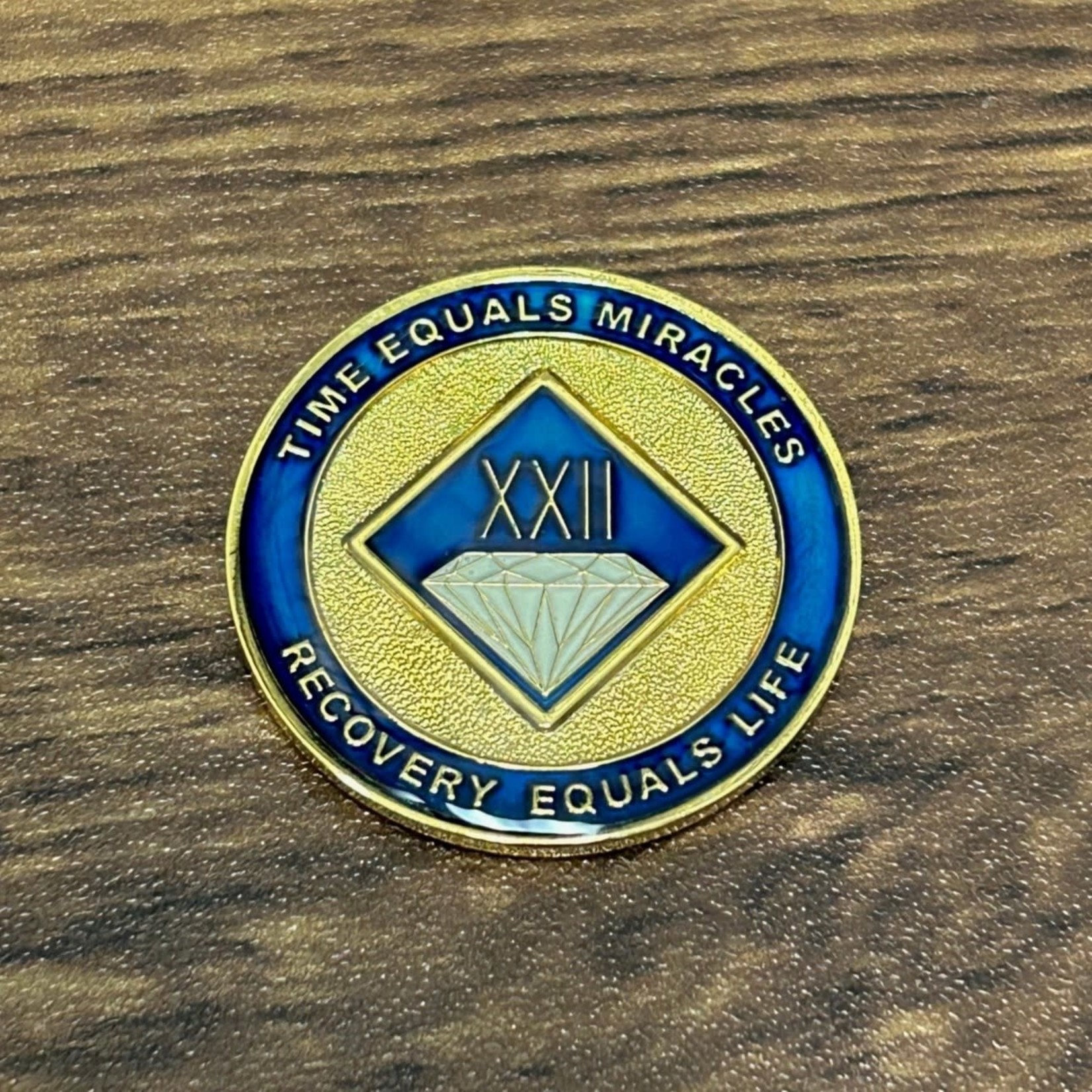 NA Enamel Medallion [22YR] Blue Diamond