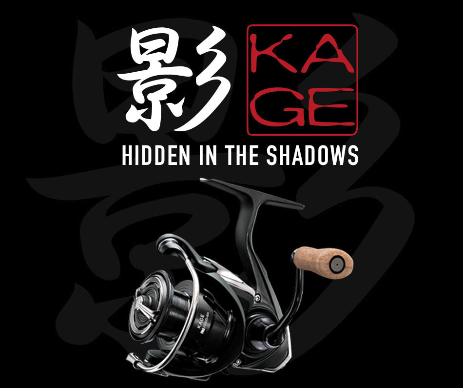 Receive either a Free Daiwa Reel Cover or 200yds of Fluorocarbon with a  purchase of a Daiwa Kage Spinning Reel • Come on into the shop