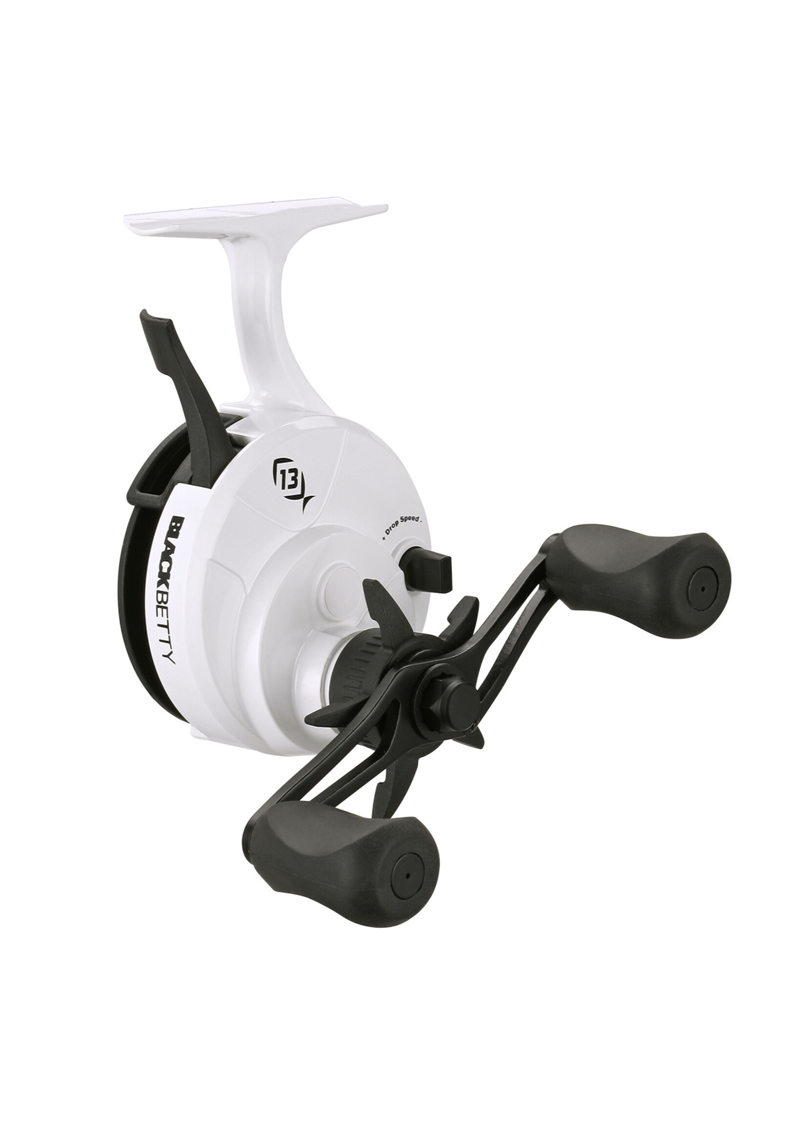 13 Fishing Black Betty Freefall Ghost Ice Fishing Reel