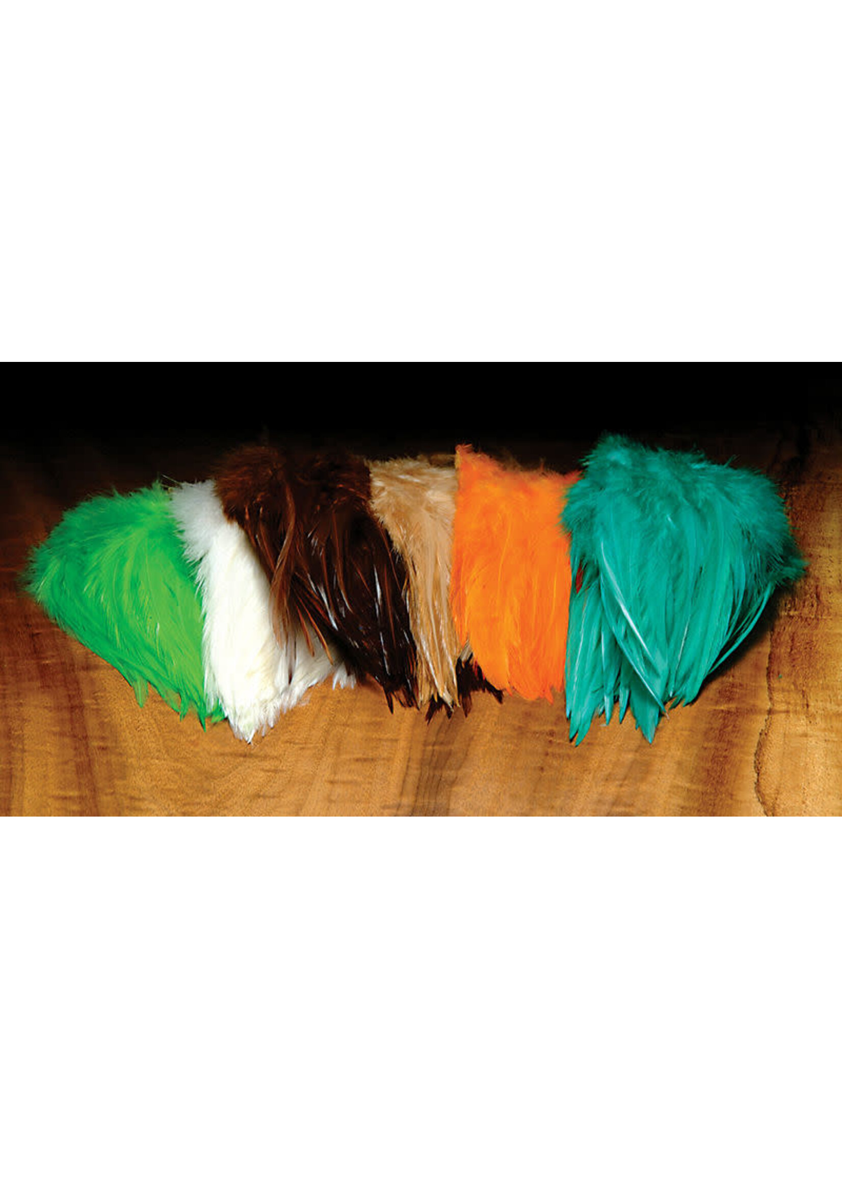 Hareline Dubbin Hareline Strung Chinese Saddle Hackle 5-7"