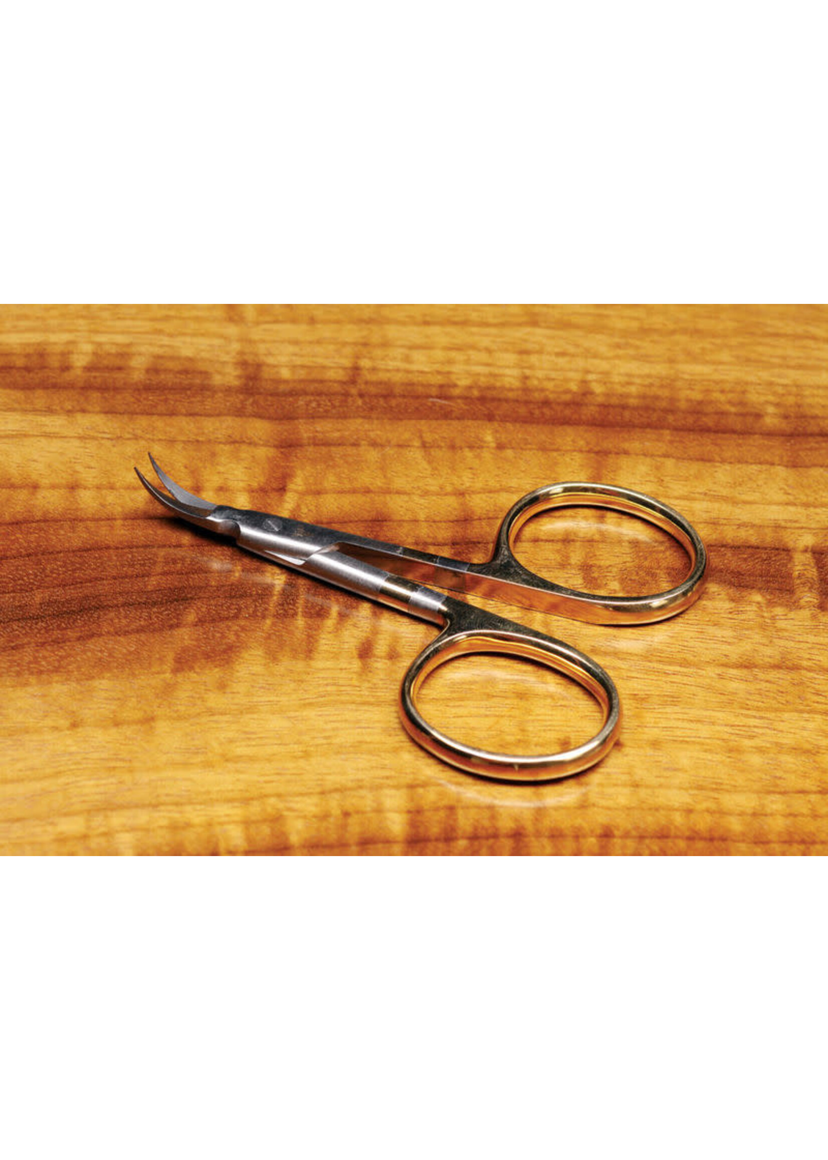 Dr. Slick Dr. Slick Arrow Scissor, 3-1/2", Gold Loops, Curved
