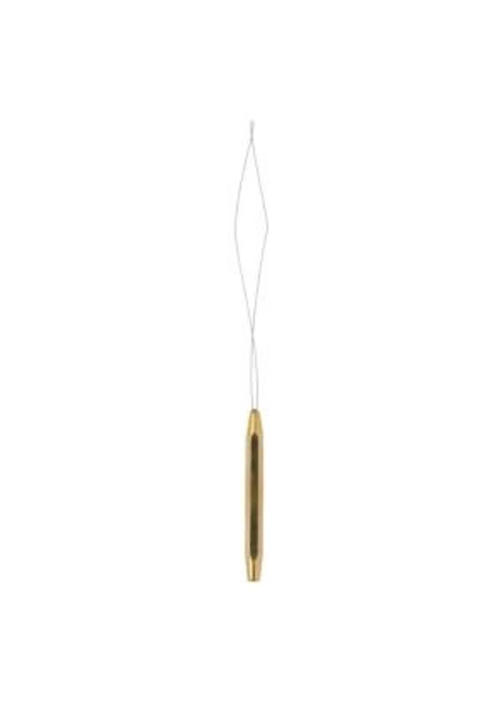 Dr. Slick Dr. Slick Brass Bobbin Threader, Gold, w/ Half Hitch Tool