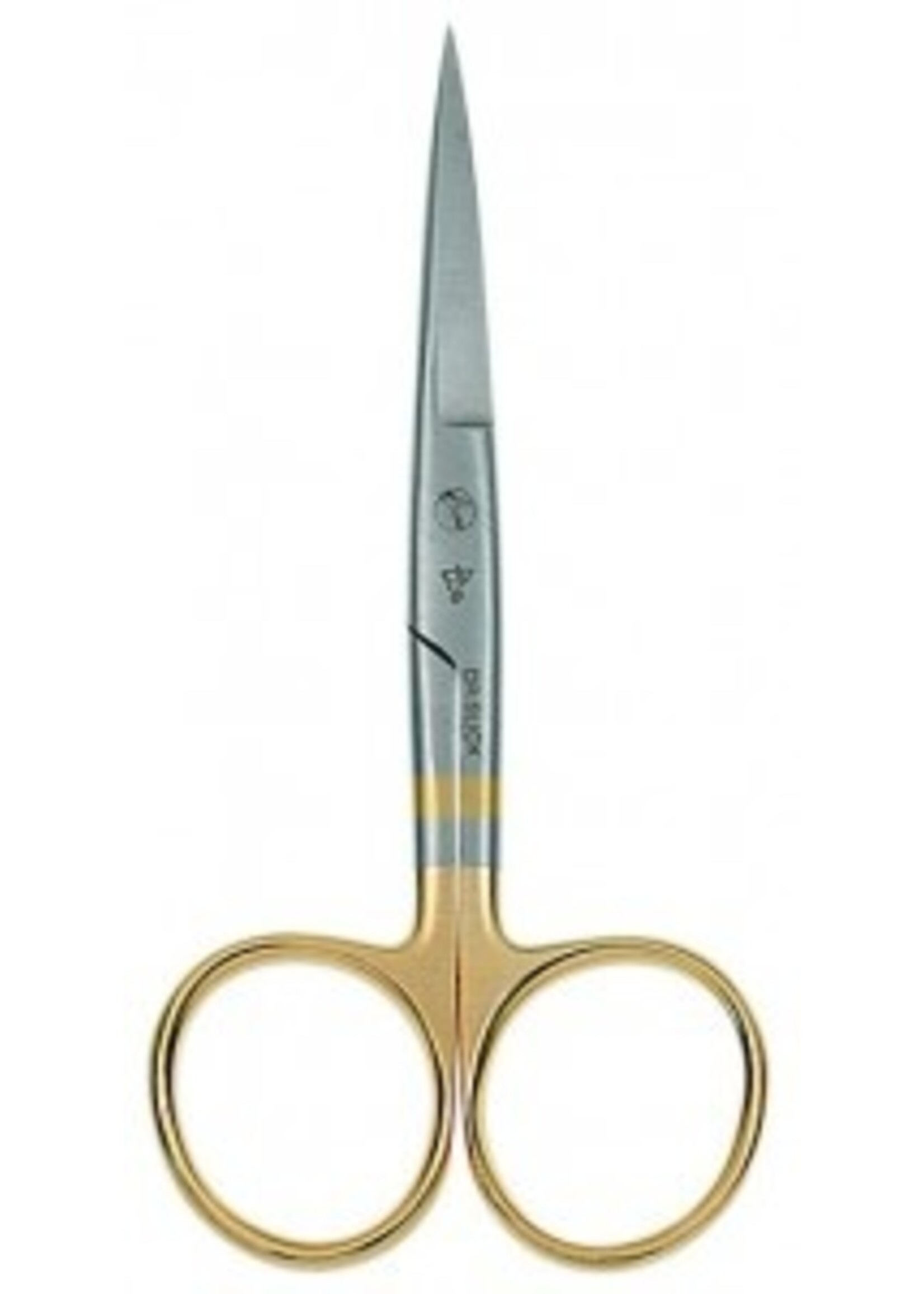 Dr. Slick Dr. Slick Hair Scissor, 4-1/2", Gold Loops, Curved