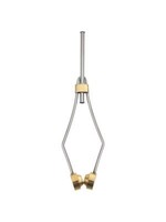 Dr. Slick Dr. Slick ECO Bobbin, 4", Stainless Steel Pipe, w/Brass Feet