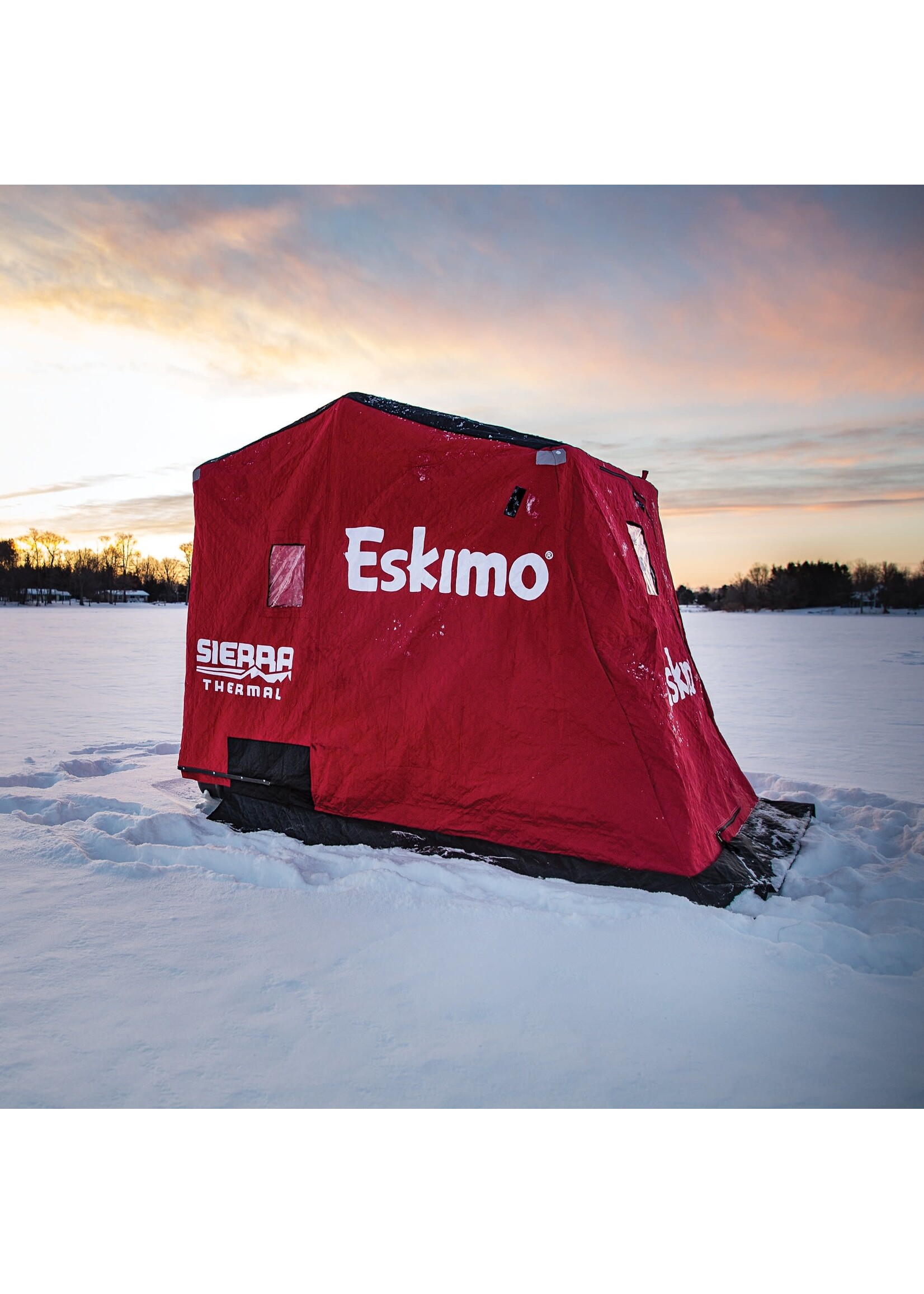 Eskimo Eskimo Sierra Thermal (Fully Insulated w/ Versa Swivel Seats) 2 man flip ice shelter