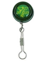 Dr. Slick Pin-On-Reel, Green, Steel Cord, "8" Ring