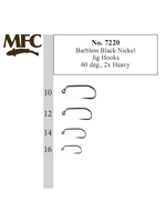 Montana Fly Company MFC Barbless Jig Hook 60 degree Black Nickel