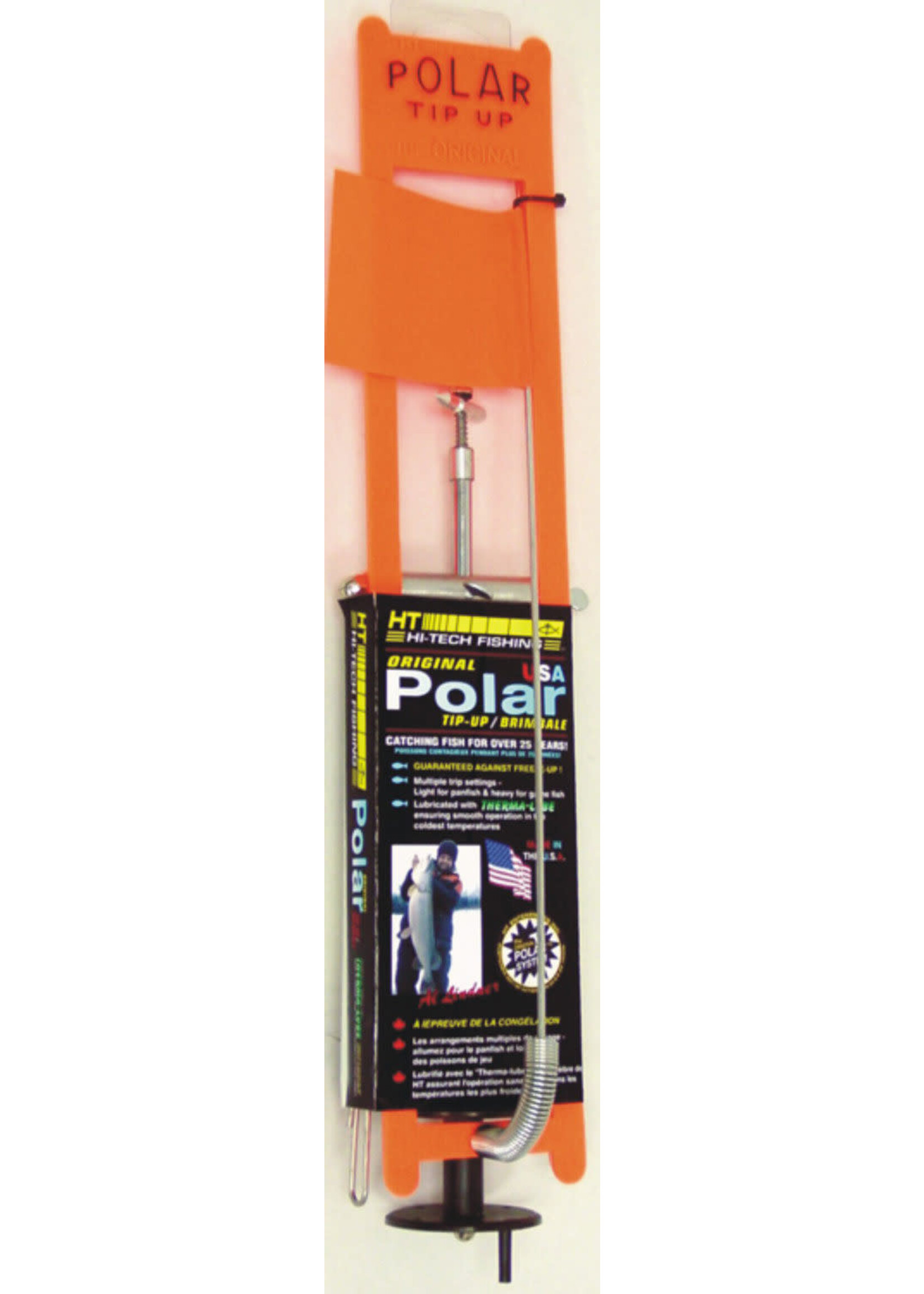 HT Enterprises HT Polar Tip Up Orange w/ 500' Spool (No line)