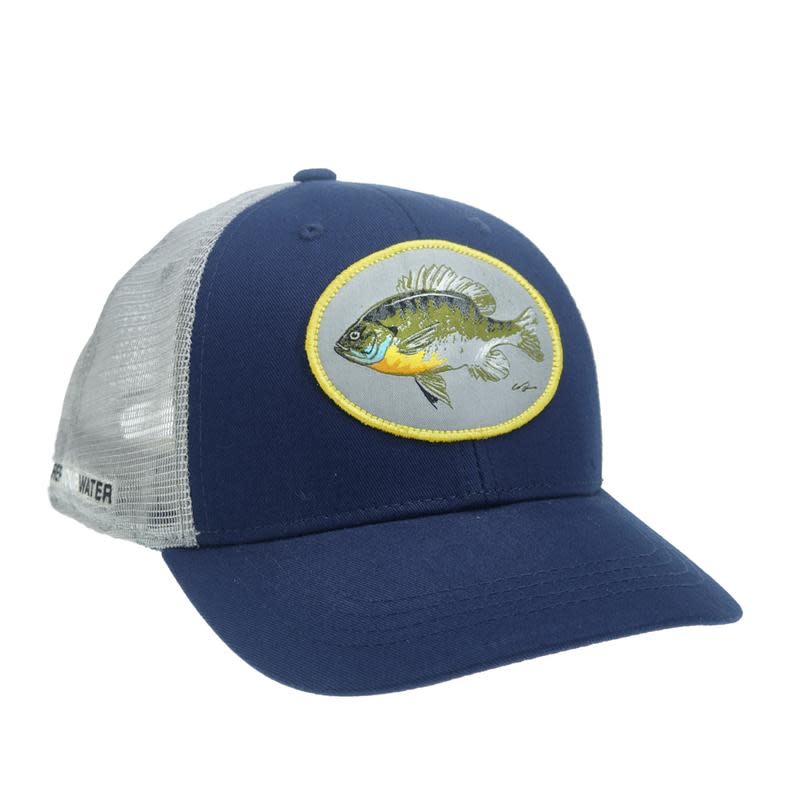 REP YOUR WATER Fish logo fishing Hat Cap mesh Snap Back