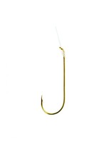 Eagle Claw Eagle Claw 121 Snelled Gold Aberdeen Hook