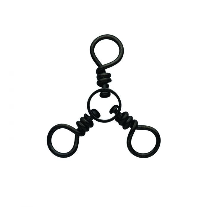 Eagle Claw 3-Way Swivel - Black - The Fly Shack Fly Fishing