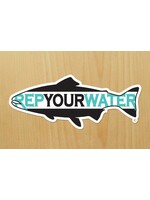 Rep Your Water RepYourWater RYW Logo Sticker