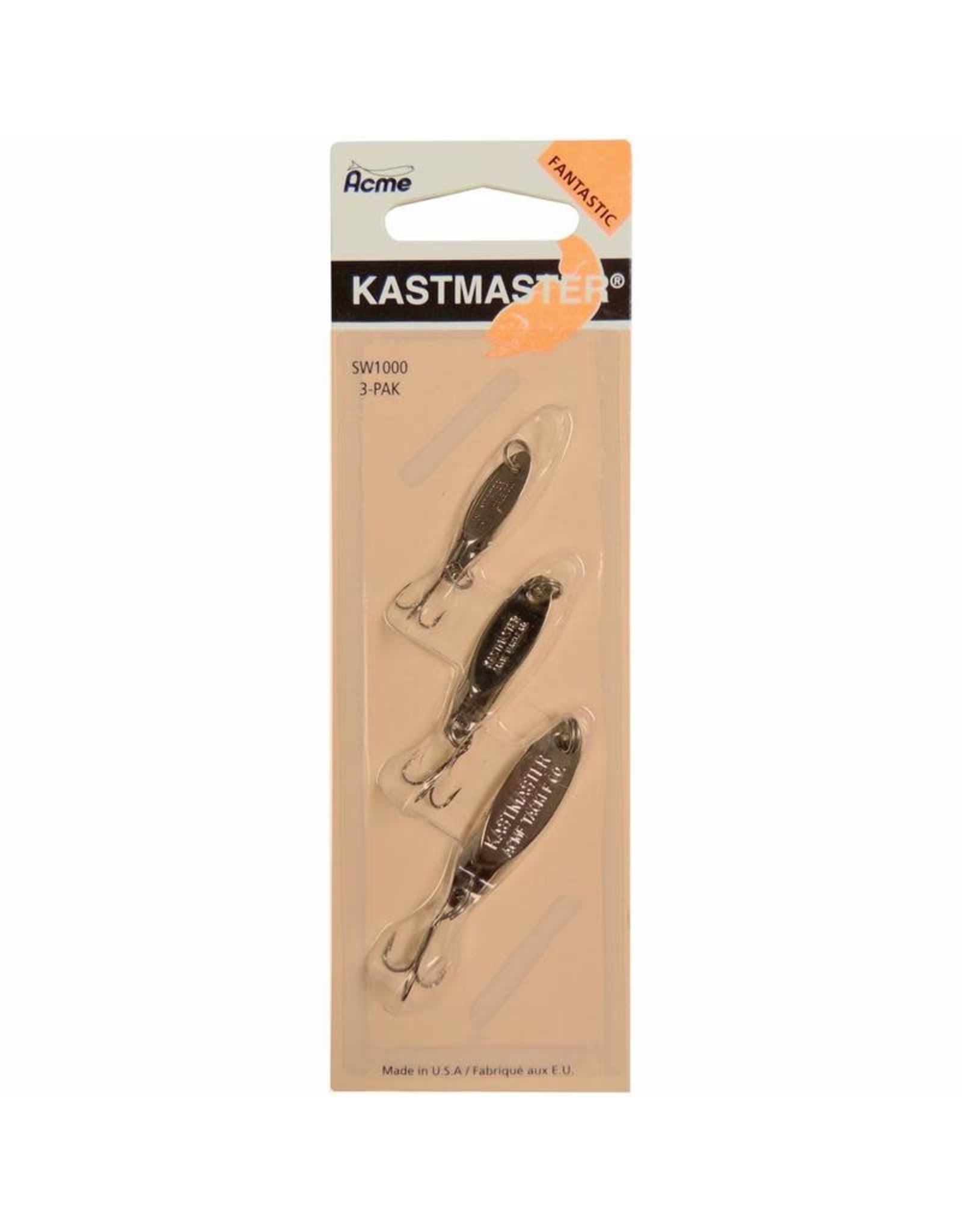 Acme Acme Kastmaster 3 pack Silver (Assorted Sizes)