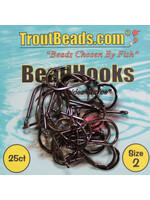 Troutbead Troutbead Beadhooks 25pk