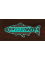 Rep Your Water RepYourWater Clear Water Logo Sticker