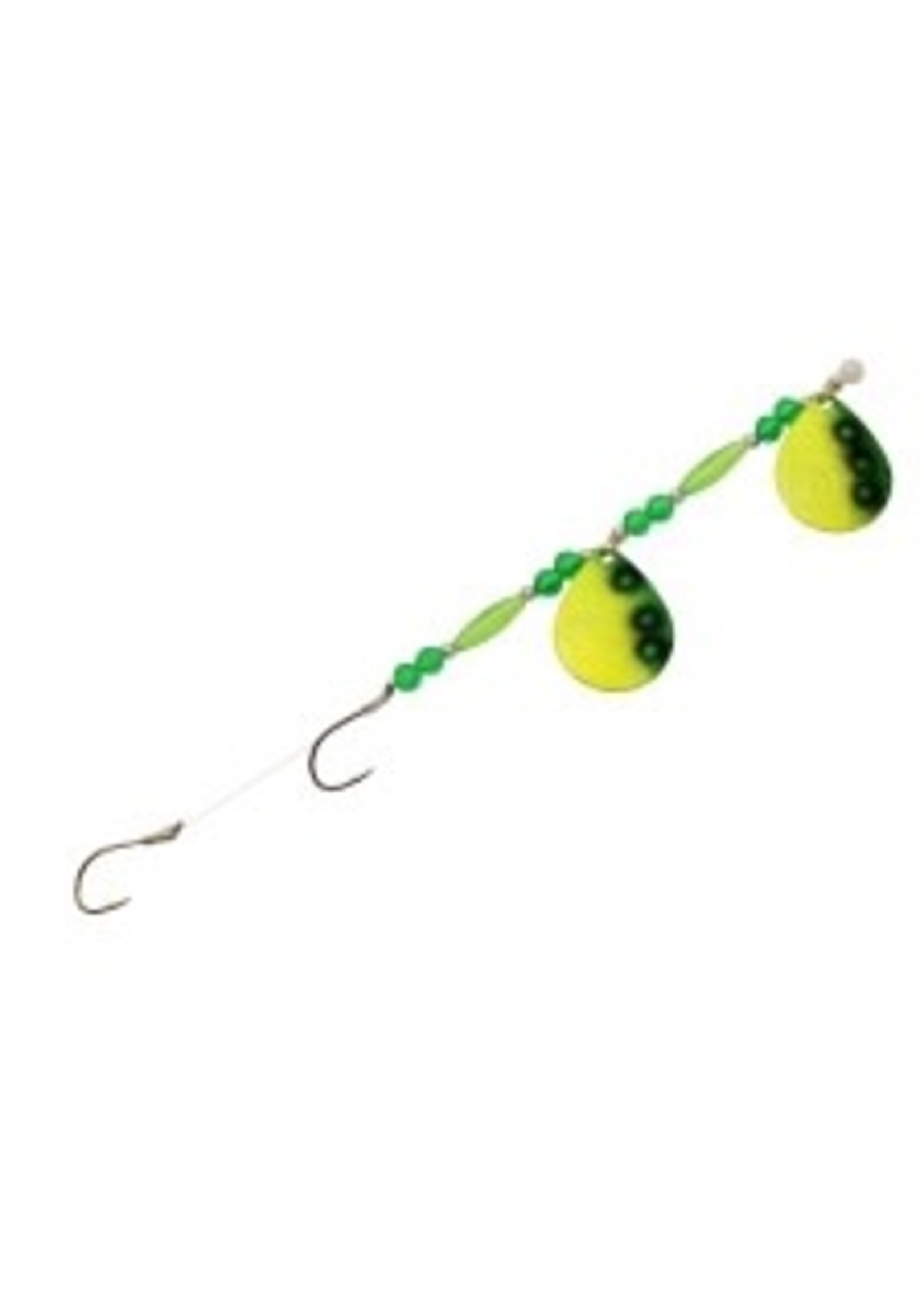 Challenger Lures 3D Worm Harness Bottom Bouncing Rig - Willow - #4 - U.V. Pink Panties
