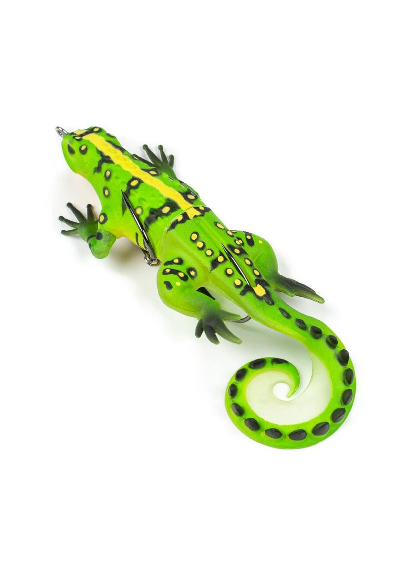 Lunkerhunt Skitter Lizard, Creature Bait, Iggy Iguana, Size: 5.25 & 3/4 oz, Green
