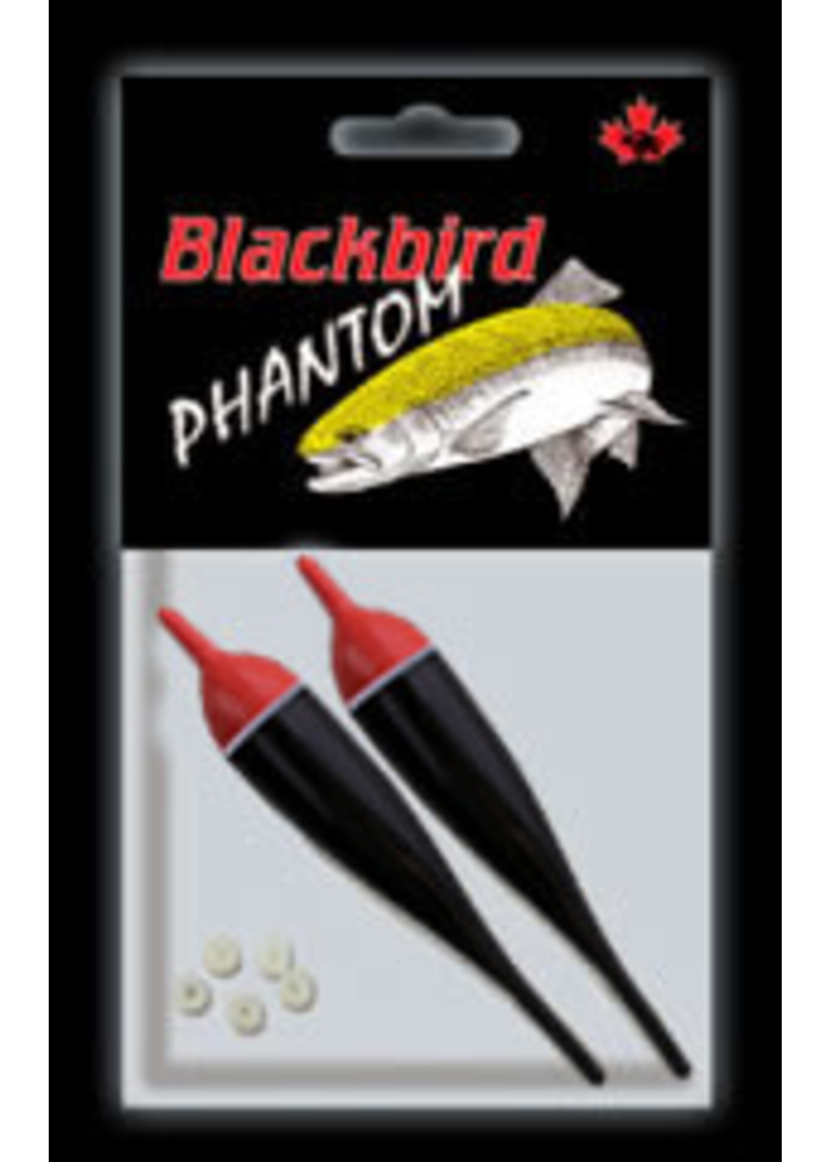 Blackbird Phantom Floats by Redwing Tackle Red/Clear; 6.0