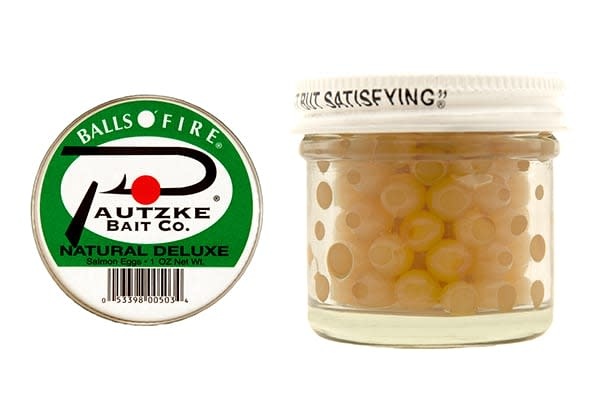 Pautzke Ball O' Fire Salmon Eggs - Natural Deluxe - Tackle Shack