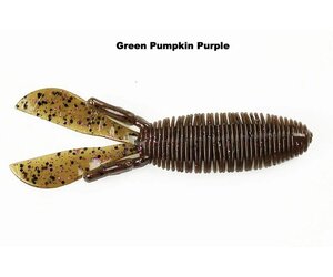 Missile Baits Ned Bomb Fishing Lure - Green Pumpkin Top, Chartreuse Vein, Watermelon Candy - View #4