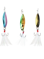 Clam Clam Panfish Leech Flutter Spoon Kit (3pk)